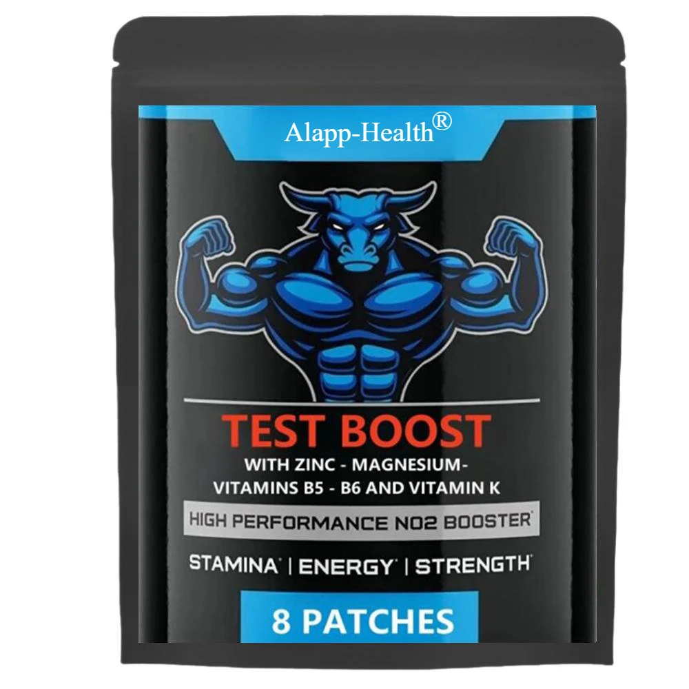 Reforço de testosterona para homens 32 remendos transdermicos, com remendos de zinco feitos nos EUA.