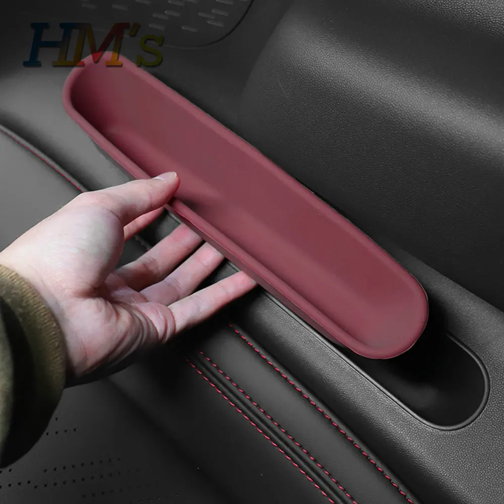 

Car 2pc Silicone Car Rear Seat Organizer Storage Box Pocket For Mini Cooper E SE J01 EV 2024 2025 Auto Interior Accessories
