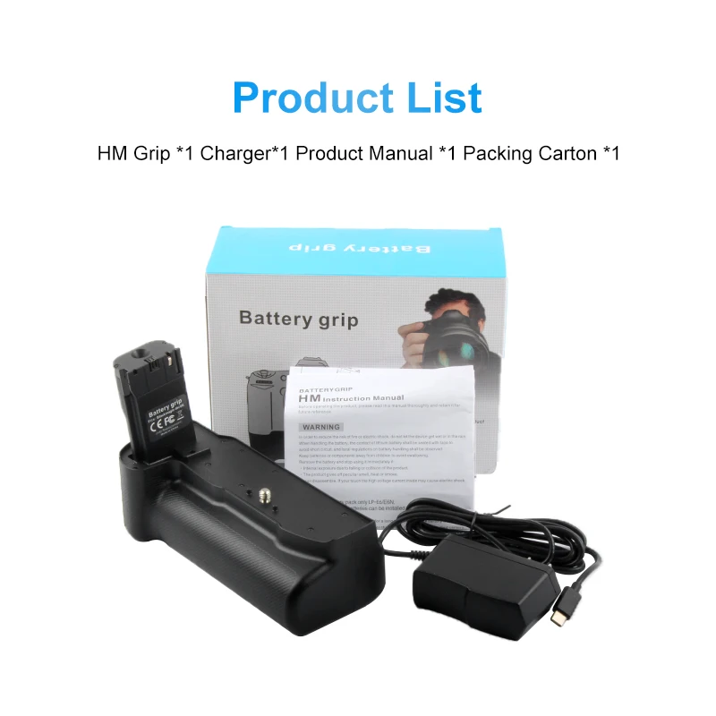 HM بطارية الكاميرا قبضة ل Blackmagic 4K 6K فيلم كاميرا عمودي اطلاق النار صندوق بطارية