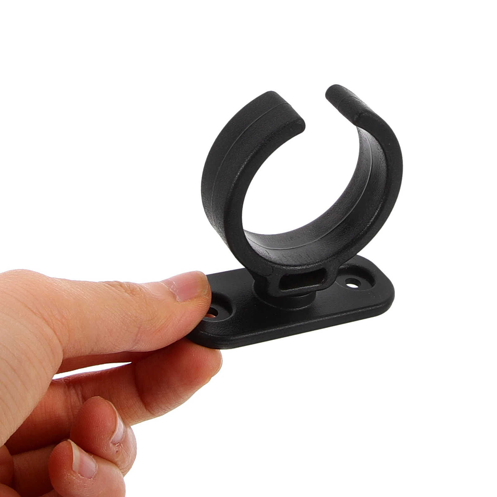 

6pcs Microphone Stand Base Clamp Adjustable Desktop Kids Black Plastic Non Slip Easy Installation HolderBracket