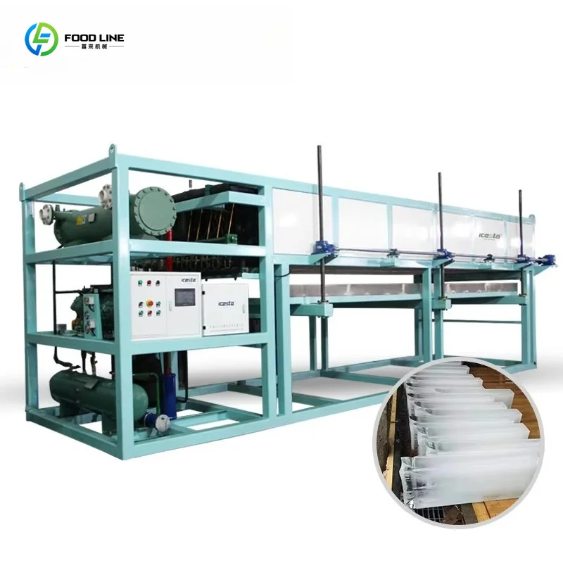 Customized 5 Ton Container Block Ice Machine Direct Cooling Design Factory Direct Wholesale Price