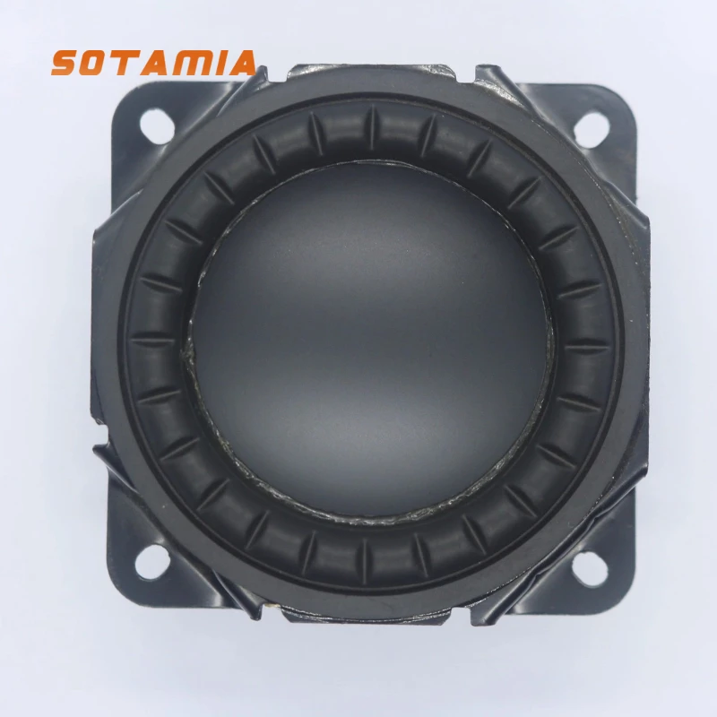 SOTAMIA 2PCS 2.25 인치 풀 레인지 스피커 8 옴 10 와트 왜곡 각도 높은 탄성 가장자리 DIY 스피커 홈 시어터 사운드 시스템