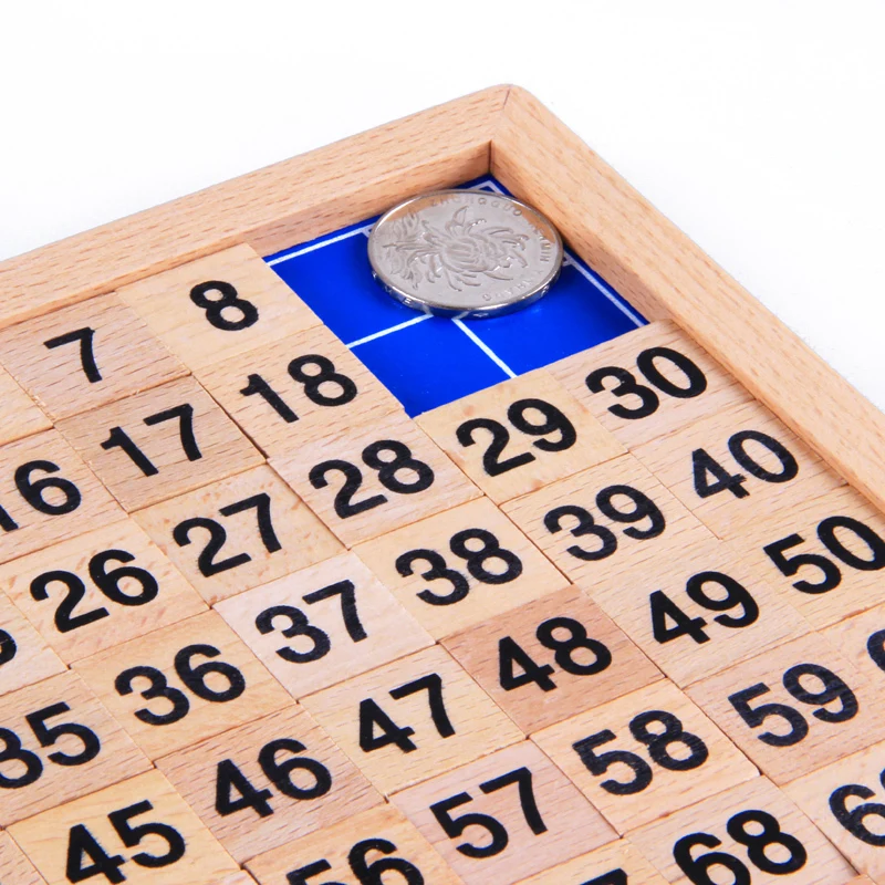 

Montessori Materials Educational Wooden Toys 1-100 Digit Cognitive Math Toy Teaching Logarithm Version Kid Early Learning Gift
