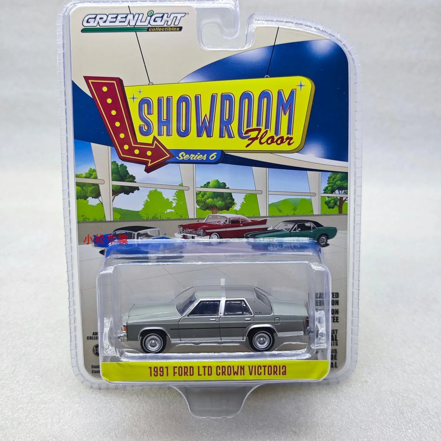 1:64 1991 Ford LTD Crown Victoria High Simulation Metal Car Model Collectible Toy Gift Souvenir Display Ornament