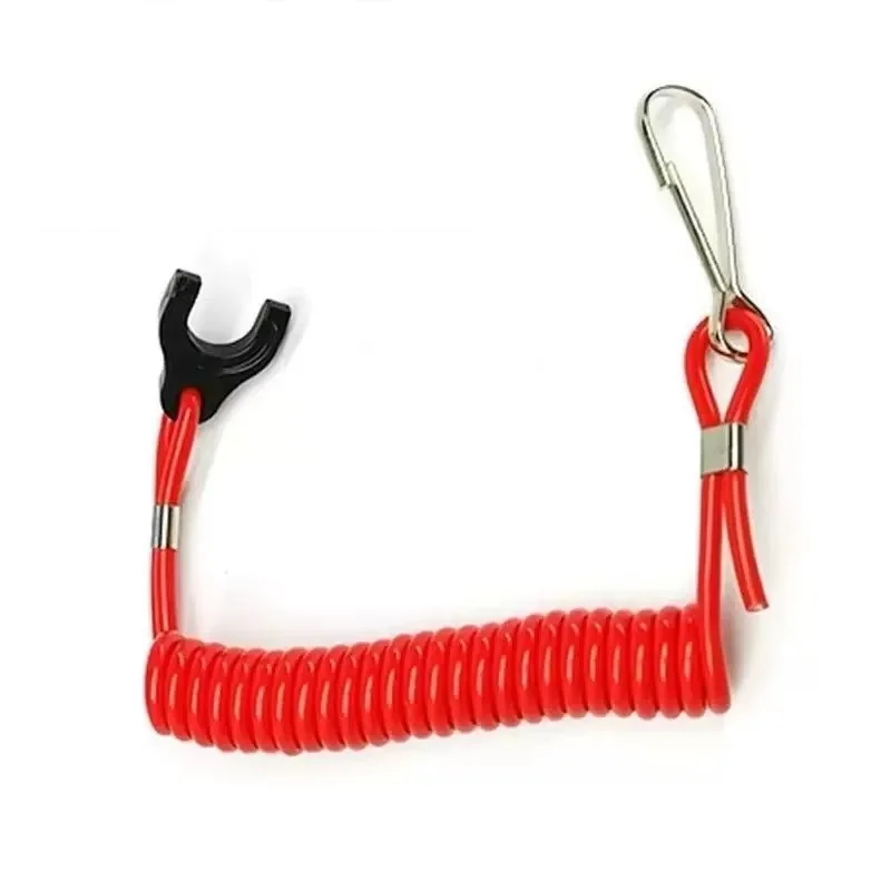

Boat Engine Safety Kill Stop Switch Lanyard Key For Yamaha / Tohatsu Outboard Motors Parts