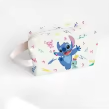 New Anime Stitch Lilo Stitch Cosmetic Bag Kawaii Makeup Waterproof Portable Travel Storage Organizer Bag Girl Birthday Gift