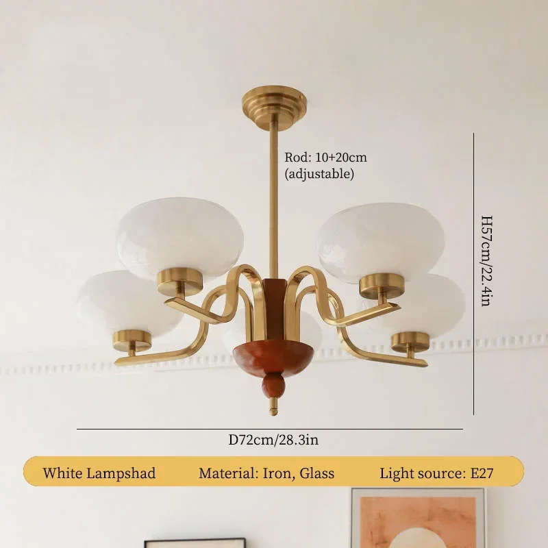 Vintage Bauhaus Hanglampen Wit Kleur Glas Kroonluchters Voor Slaapkamer Woonkamer Keuken Home Decor Crème Hanglamp
