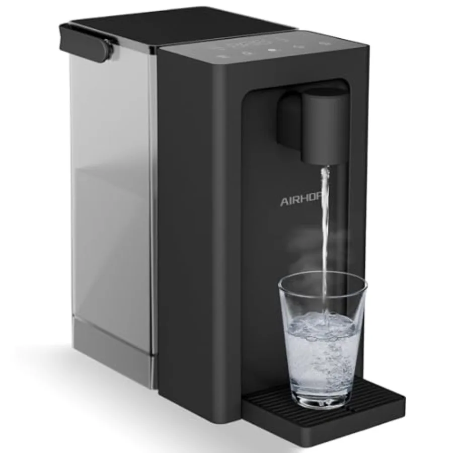 

Instant Hot Water Dispenser Quick Heating Countertop Water Dispenser with Child Locks Adjustable 5 Temp 3 Water Volume Dispense