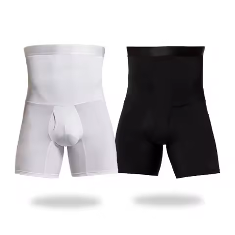 Men Tummy Control Shorts Body Shaper Compression High Waist Trainer Belly Tummy Control Slimming Shapewear Boxer Underwear Fajas product image