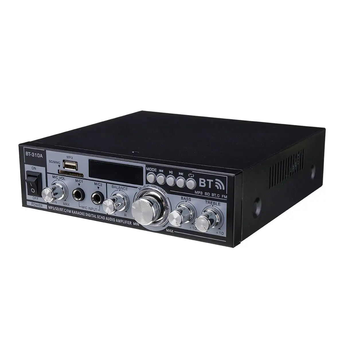 Bt310a Thuisversterker Hifi Usb Fm Radio Auto Audio Bluetooth-Compatibele Versterkers Subwoofer Theater Geluid Met Afstandsbediening