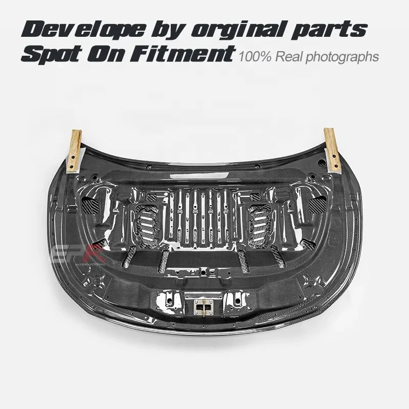 High-Quality Dry Carbon Fiber Vented Hood Bonnet GR Hatchback 2023 Edition