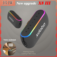 XDOBO X8-III Portable Multifunctional Bluetooth Subwoofer RGB Light 60W High-power 3-kind Sound IPX7 Waterproof Outdoor Speaker