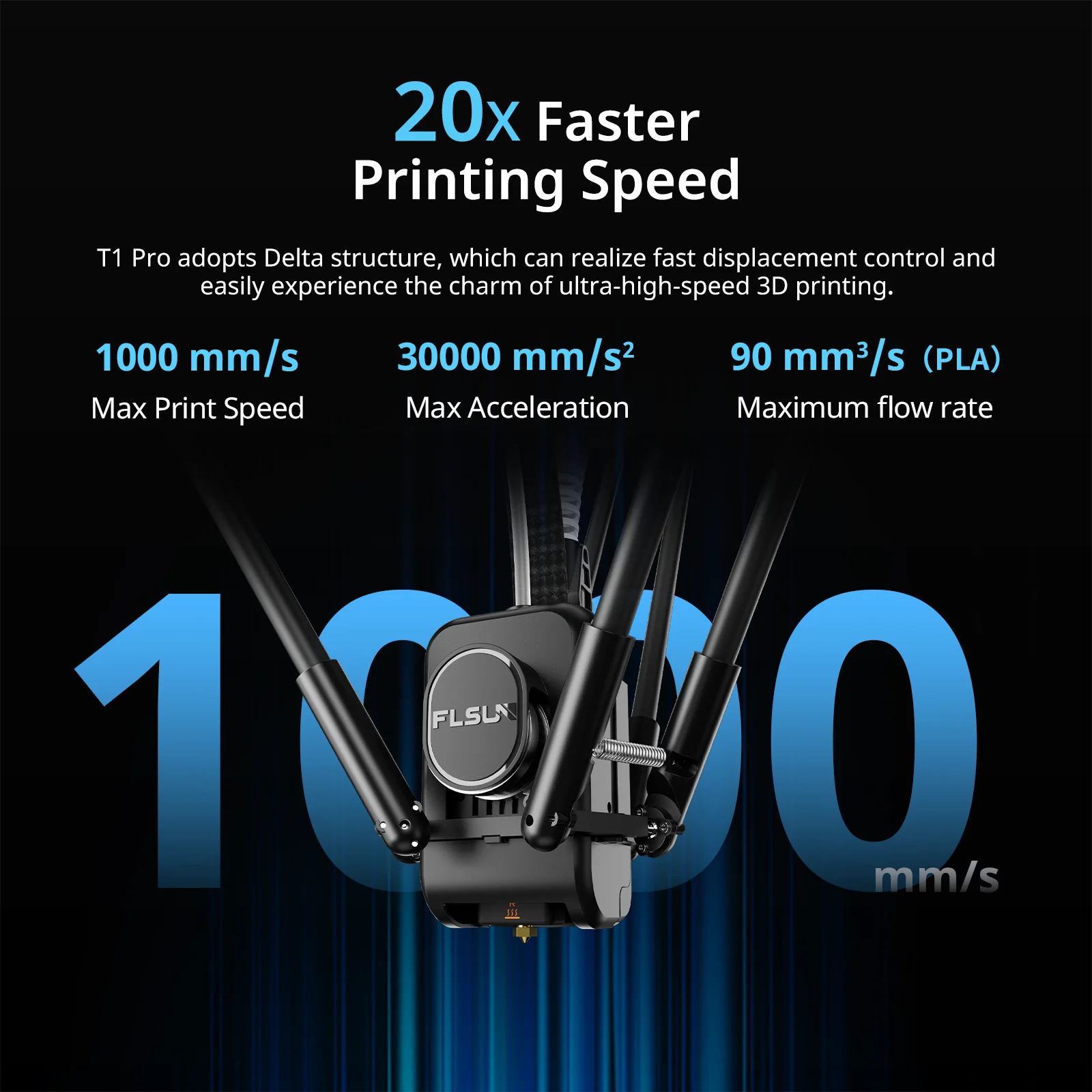 Flsun-Delta3Dプリンター,t1pro,サイレントアップグレード,超高速印刷,fdm自動レベリング,cpap冷却ファン,1080pカメラ