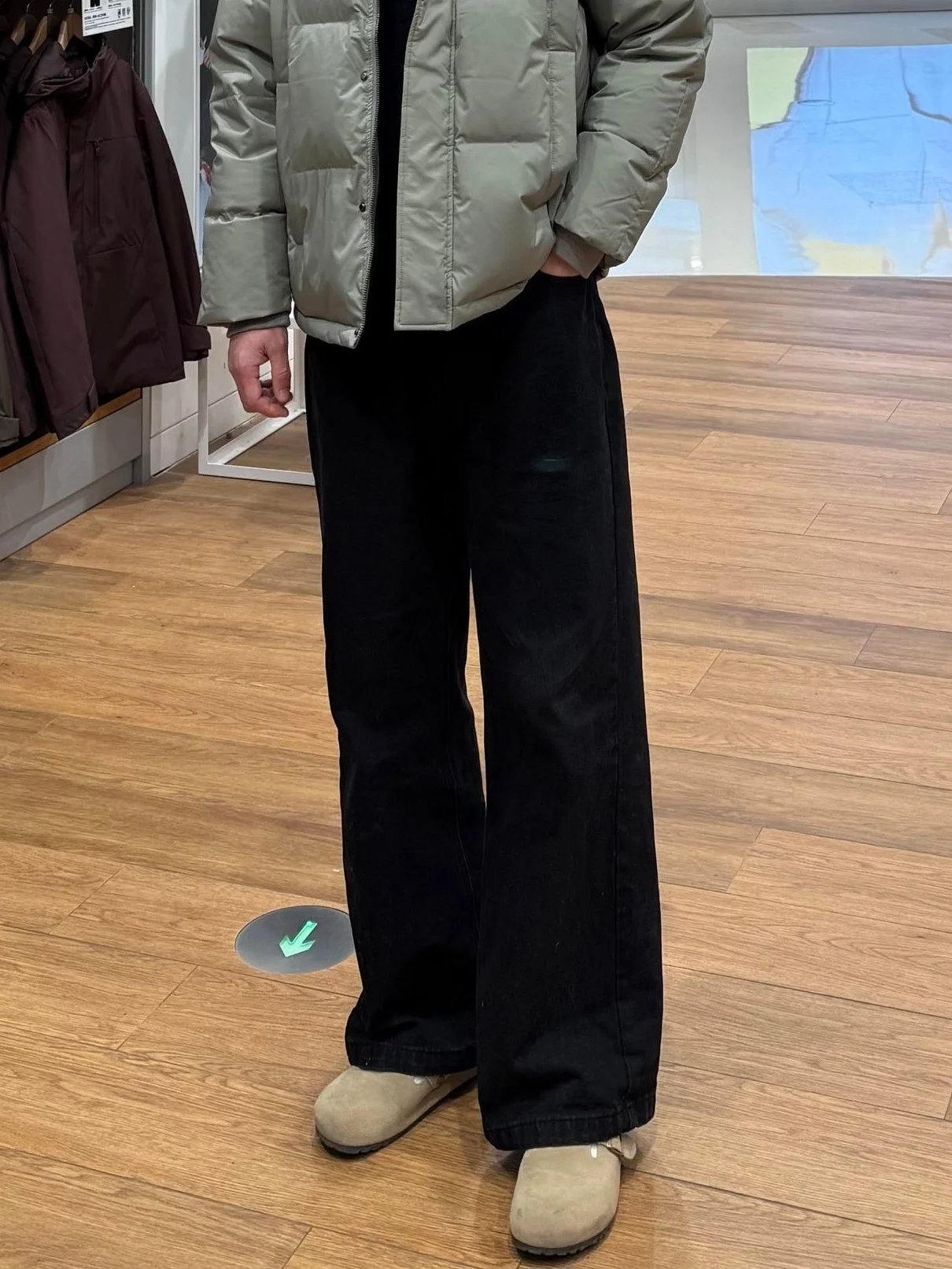 

Мужские джинсы Cleanfit Water Waed Bla прямого кроя, повседневные брюки для города, свободные широкие джинсы с эффектом драпировки, комфортные