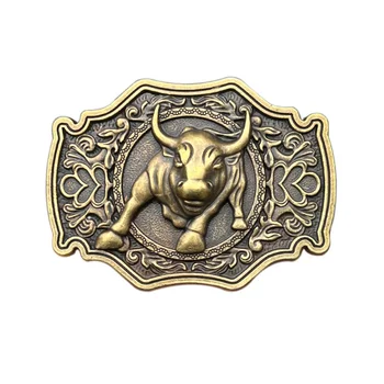 Stereoskopik bullhead kemer tokası batı tarzı