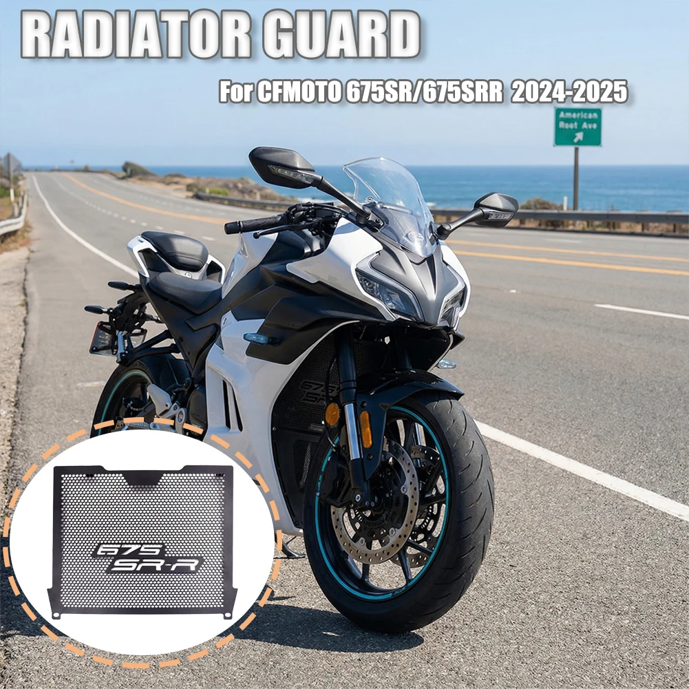 

675SR/675SRS Motorcycle Accessories Radiator Guard Grille Cover Protector Modified Parts For CFMOTO 675SR 675SRS 2024 2025