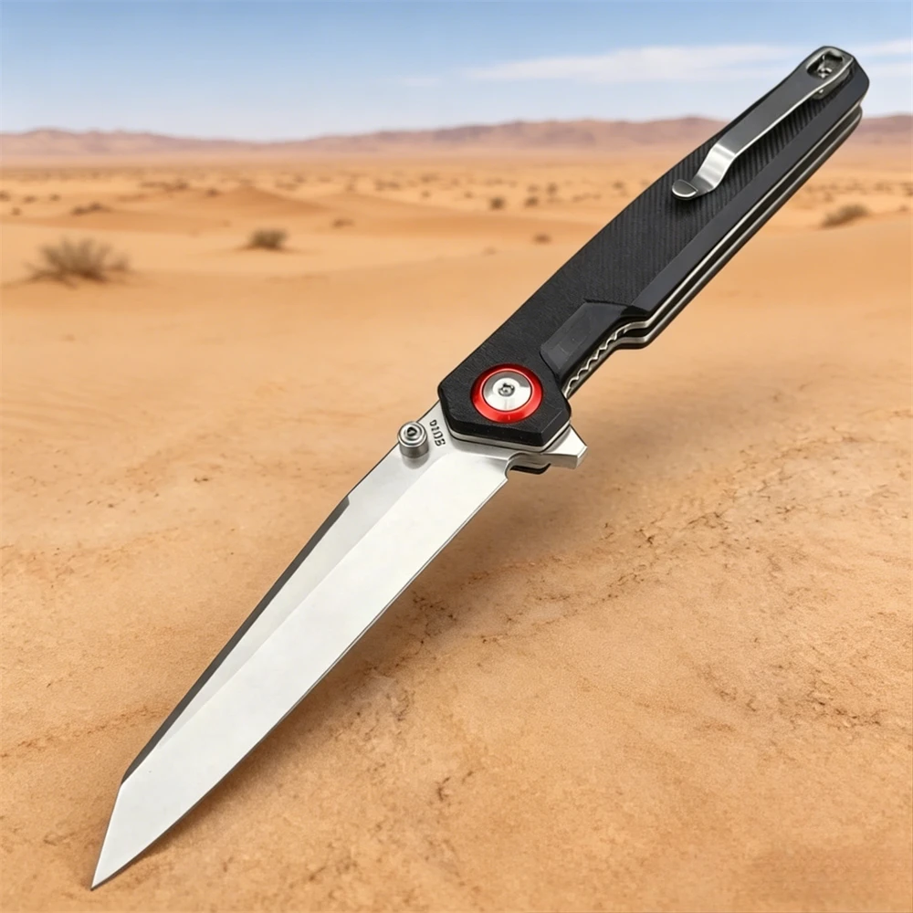 

Складной нож из нержавеющей стали 440B – рукоять G10 – компактный EDC-нож для кемпинга, походов, рыбалки и повседневных задач на открытом воздухе