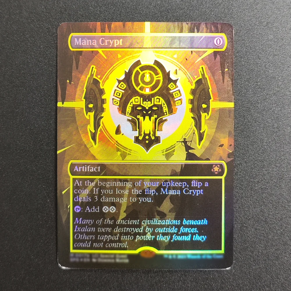 

Коллекционные карты Proxy TCG Magic: Mana Crypt Artifact 0017b – Высококачественные карты для настольных игр и торговли, игрушки