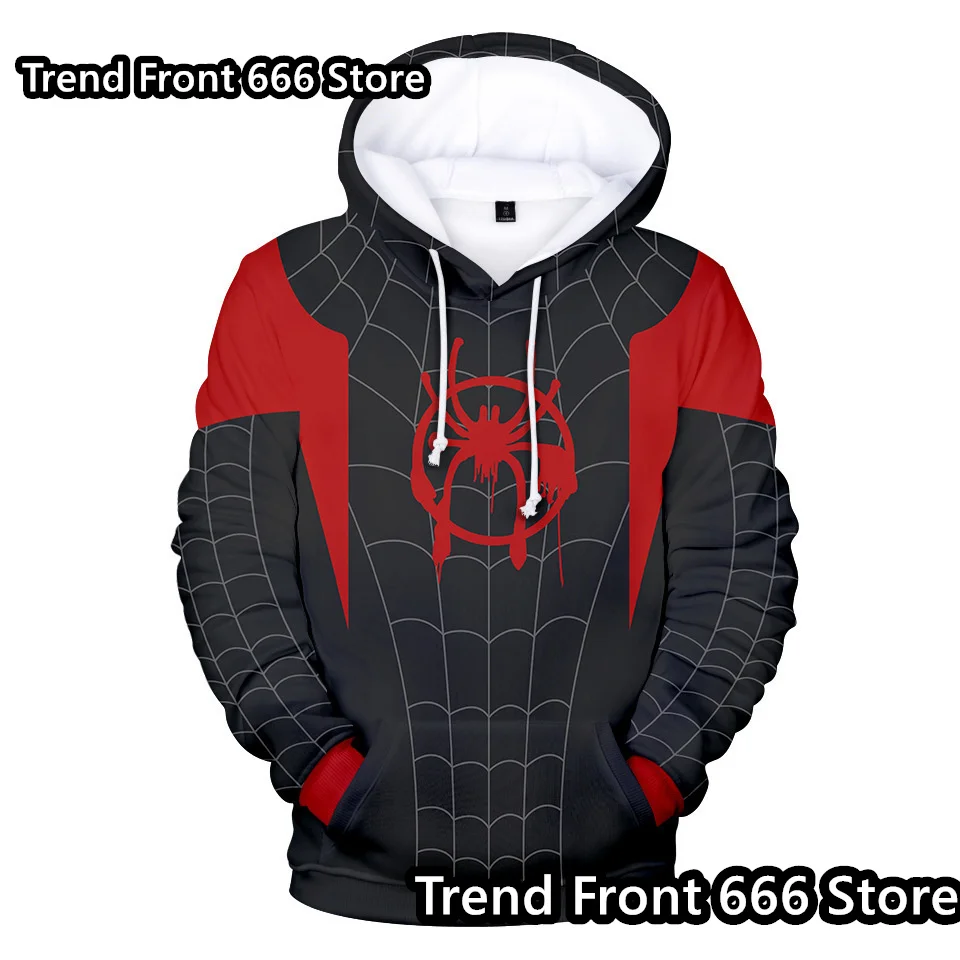 Boys/Mens Spider-Man 3D Hoodies Autumn Pullover Sweatshirts Boys Adult Superhero Hoodie Long Sleeve Cos Jacket For Children