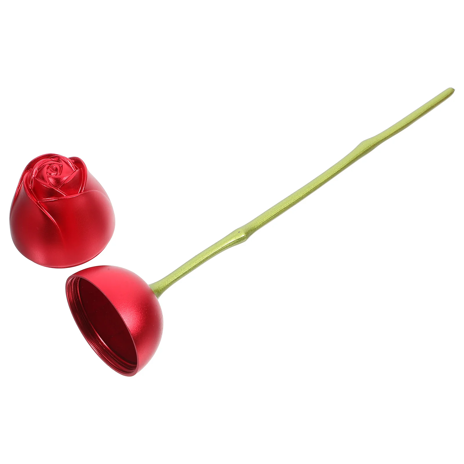 

Gift Boxes Jewelry Necklace Ring Holder Flower Rose Simulated Case Red Creative Container