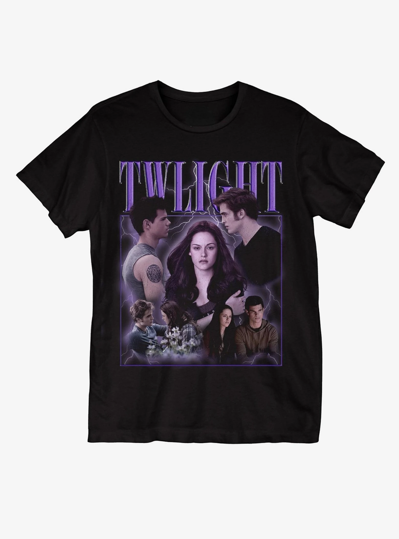 

TwTwilight Photo Collage Peripheral Pattern Printing Summer Luxury Brand Cotton Men's and Women's T-Shirts Short Sleeves