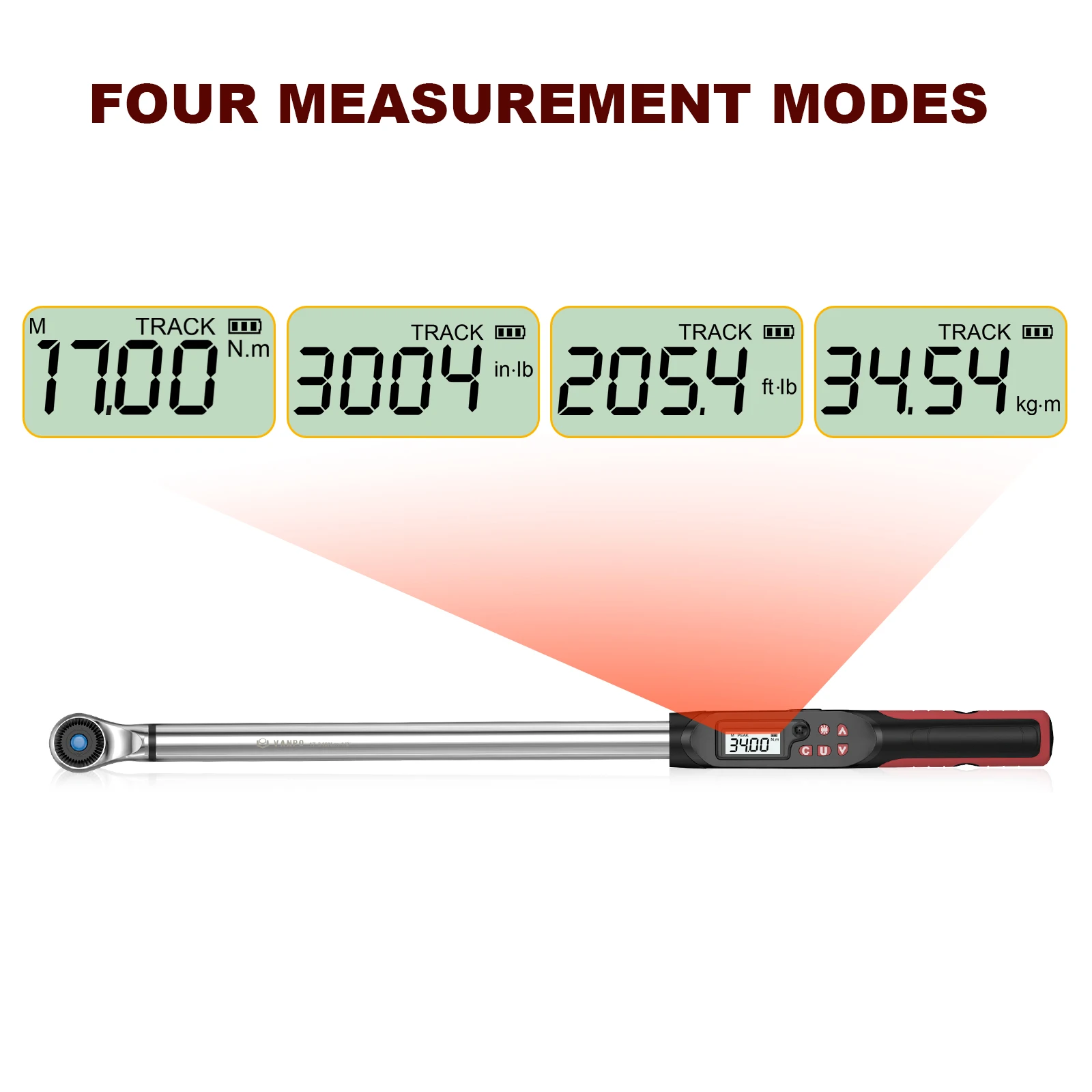 Portable Measuring Tools Electronic Digital Adjustable Torque Wrench