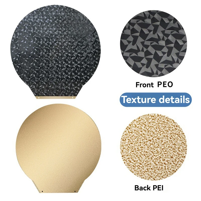 For Flsun Super Racer PEI Flexible Smooth PEO Hot Bed Build Plate For Flsun SR Magnetic Spring Steel Flex Bed With Base