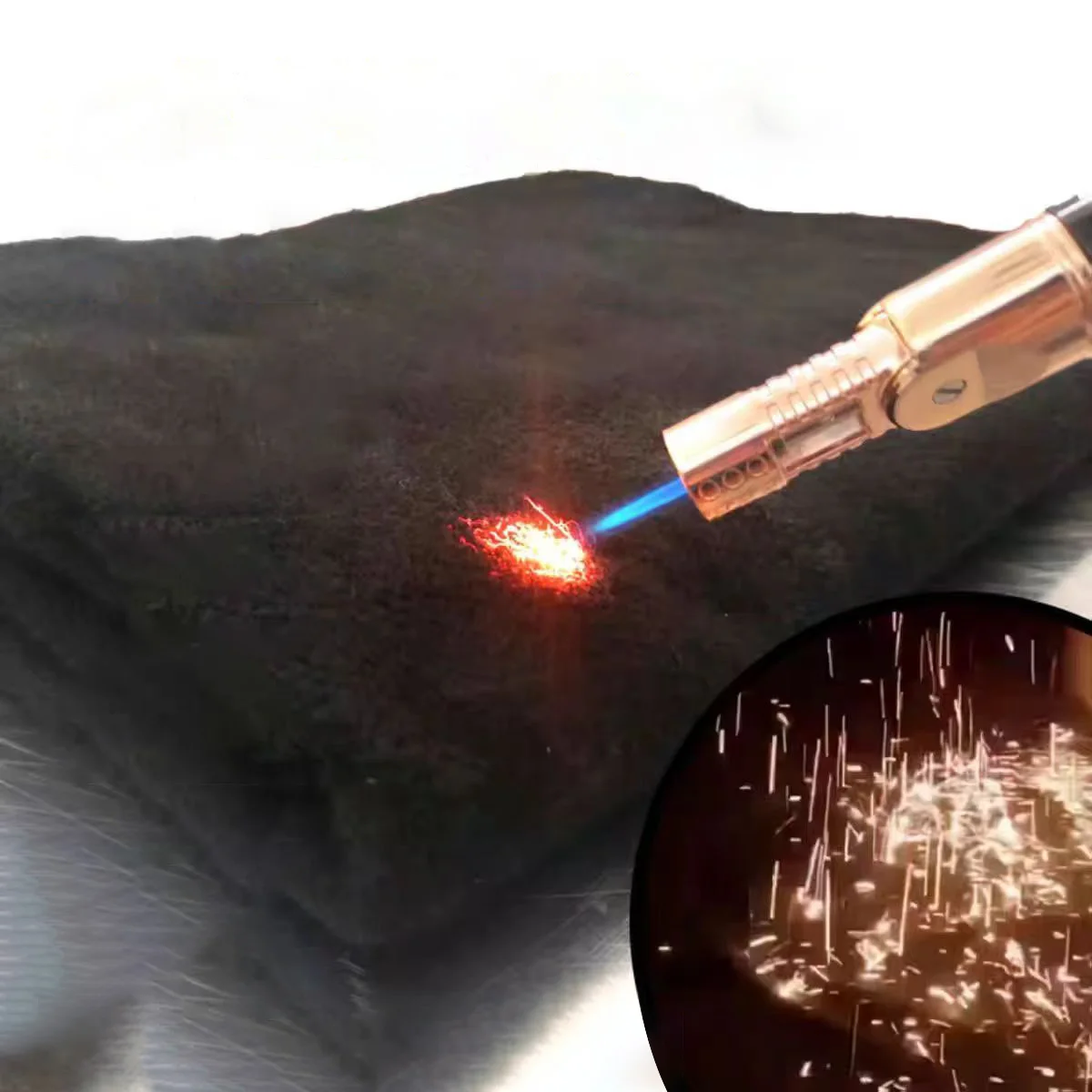 Skin friendly non-woven fabric heat-resistant felt, pre oxidized carbon fiber felt fireproof felt fireproof felt.