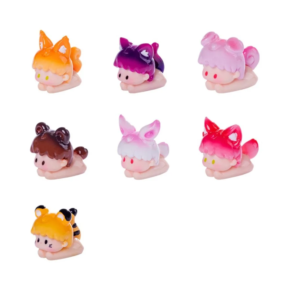 

DIY Craft Resin Animal Model Modern Design Cartoon Style Miniature Animal Figurine Miniature Resin Material Mini Animal Model