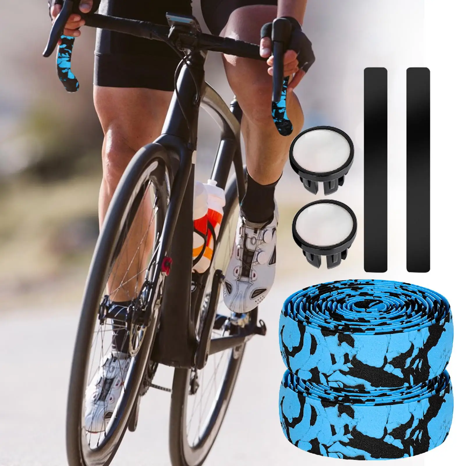 

Лента на руль, клейкая лента из ЭВА, амортизирующая ручка, лента на руль для шоссейного велосипеда, комфортное обновление для езды на мотоцикле