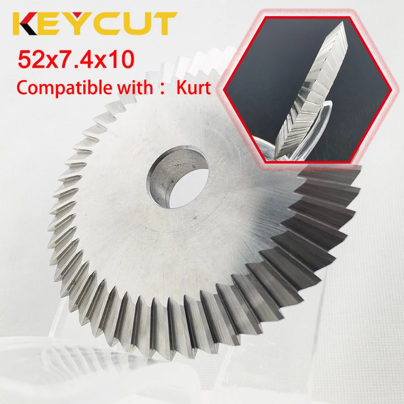Kurt 52mm Cutter 52x7.4x10 Fits Kurt Key Cutting Machine Aftermarket Locksmith Tools