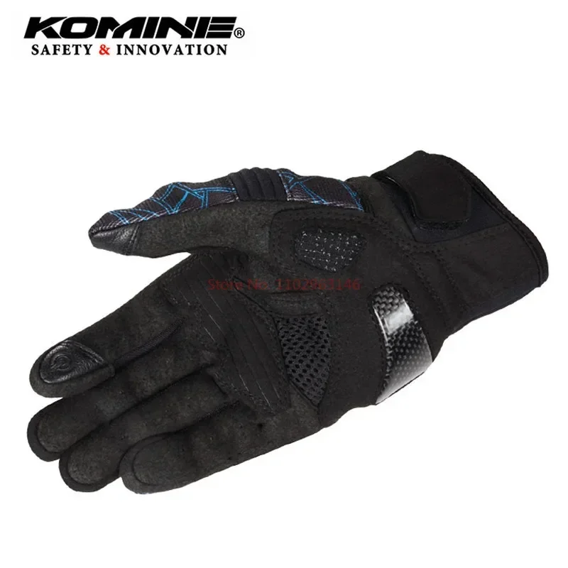 Komine Gk220 guanti da moto Summer Racing traspirante resistente alla caduta moto Rider equitazione guanti Touch Screen equipaggiamento da equitazione