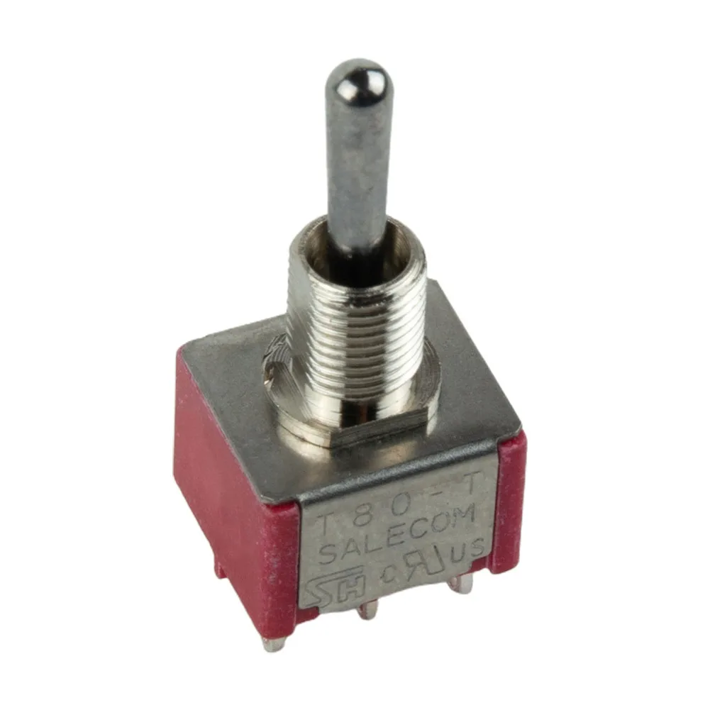 Rocker Toggle Guitar Switch Kits Metal&plastic ON-OFF-ON Red Rocker Switch Toggle 3Way Accessories Bass Brand New