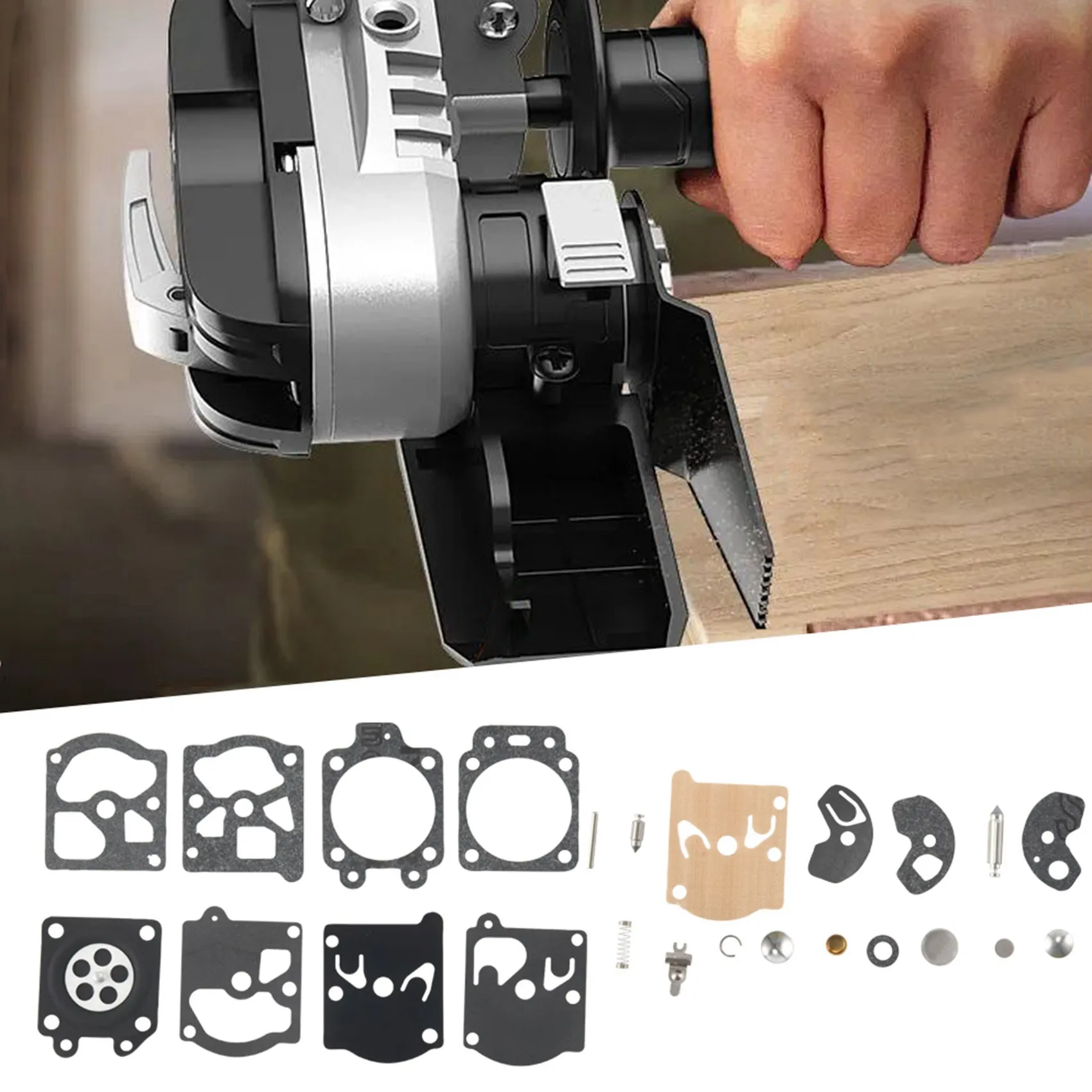 New Pack of 2 K10-WAT Carburetor Repair Kit for Walbro Carb Poulan Craftsman Chainsaw Trimmer Weedeater Leaf Blower