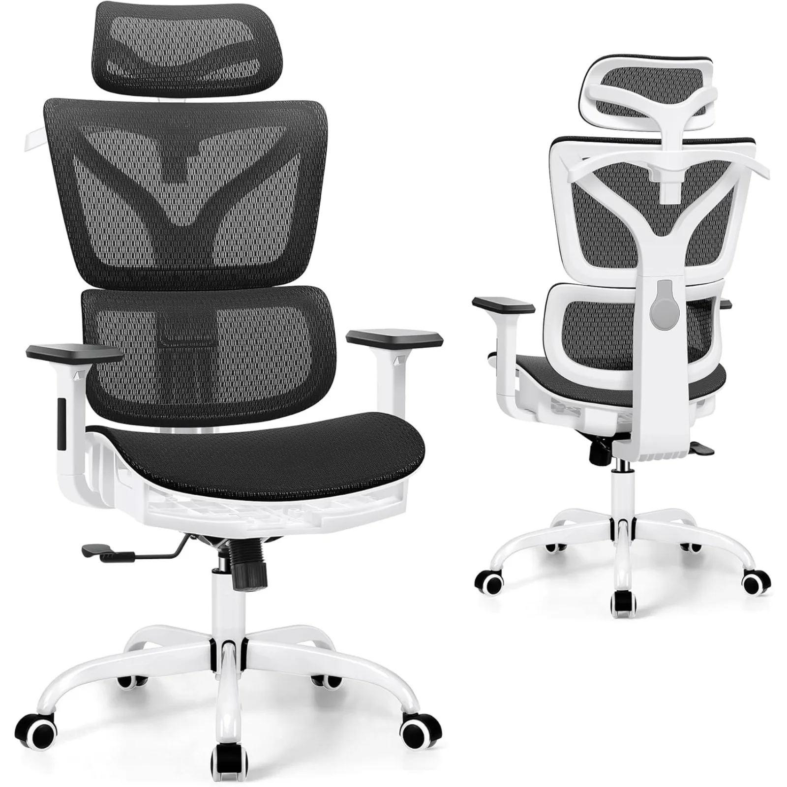 

US Office Chair Ergonomic Desk Chair, High Back Gaming Chair, Big and Tall Reclining Chair Breathable Mesh Comfy Home Office