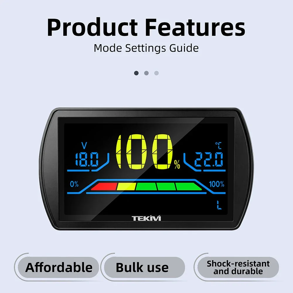 Digitales Lithium-Batterie-Voltmeter mit LCD-Display, 7-100V Weitbereich für Elektrofahrzeuge und Kraftwerke – Detail 5