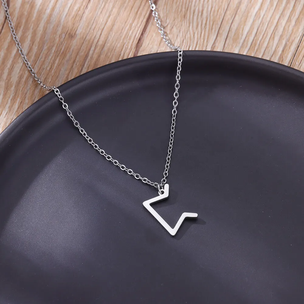 Viking Rune Layering Necklace for Women Stainless Steel Norse Runic Pendants Necklaces Feminine Delicate Minimalist Jewelry Gift