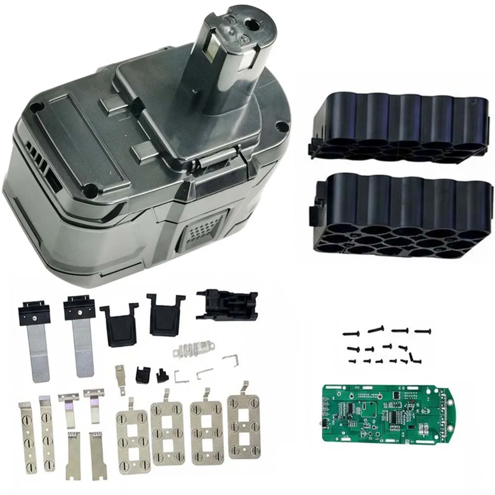 Plastic ABS For battery case shell with built-in charging protection PCB for P108 and P103 18V For battery models