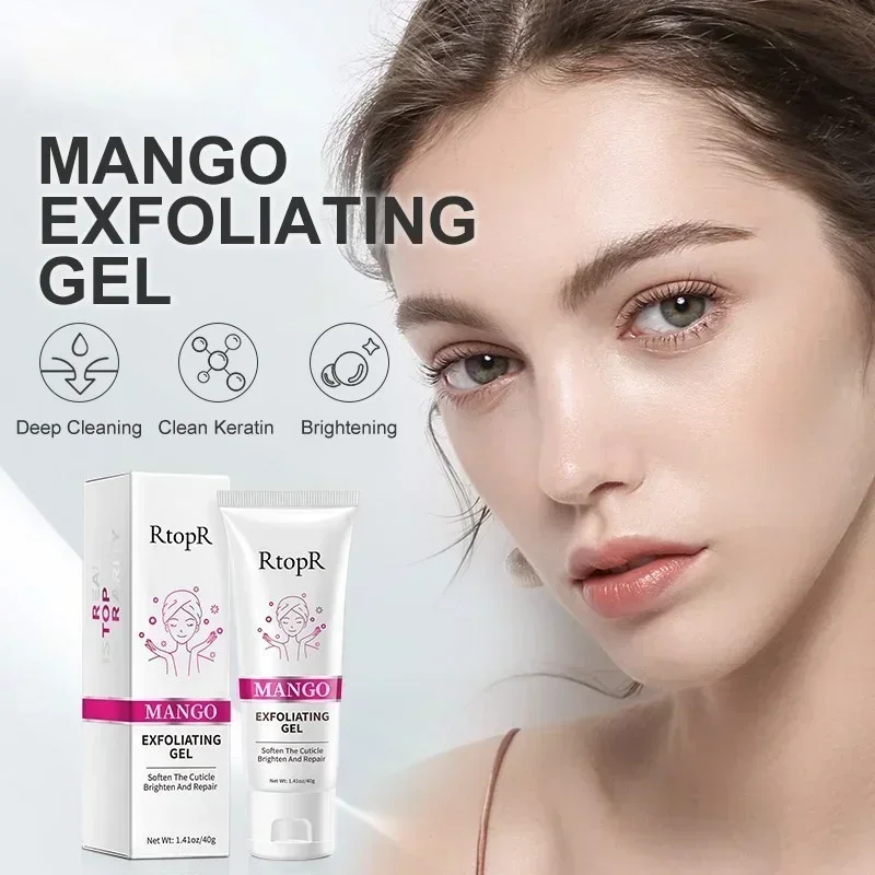 Facial Exfoliating Mousse Peeling Gel Face Scrub Deep Remove Cleaning All Skin Types Smooth Moisturizing Skin Exfoliator Cream