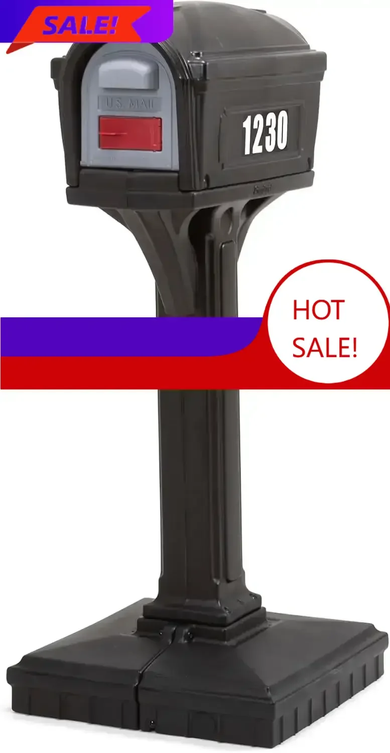 

Bestseller[Limited Stock!]American Home 42002R-04 Dig-Free Easy Up Classic Mailbox – Black