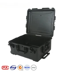 Suitcase Large Waterproof Hard Equipment Protect Box Plastic Storage Tool EVA Grey Case IP67