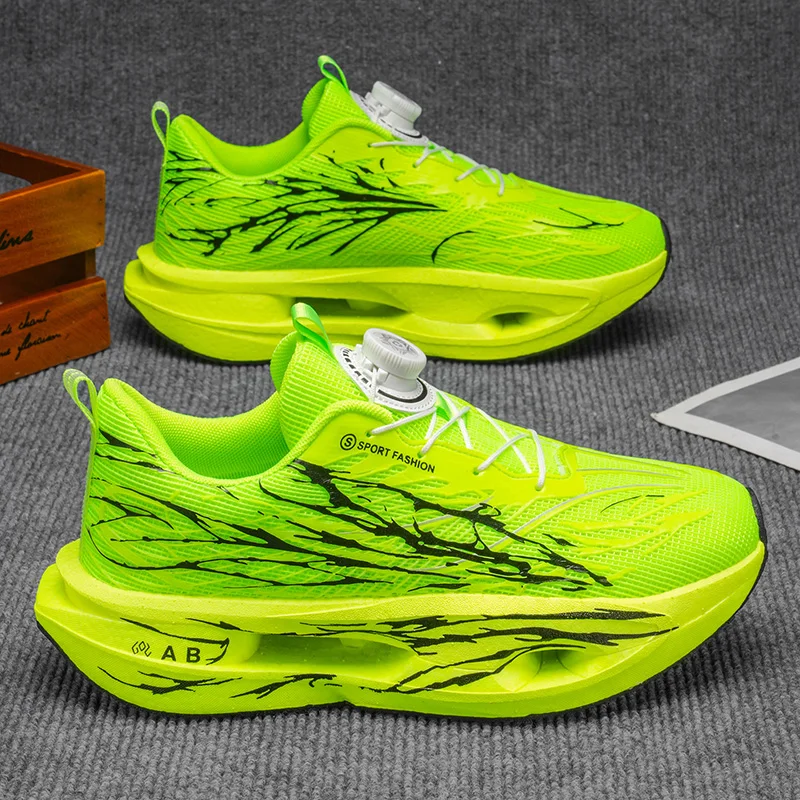 

Men's sports shoes, lightweight carbon plate racing running shoes, winter shock absorption, anti slip, wear-resistant, breathabl