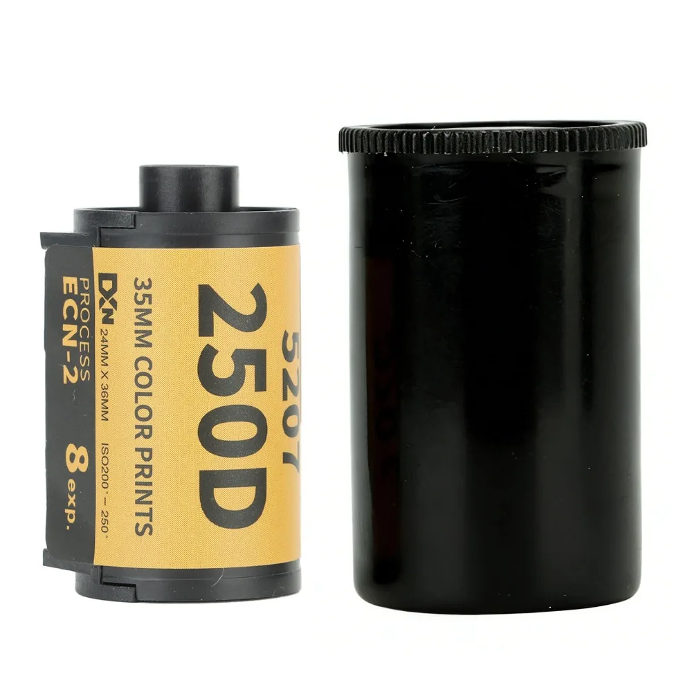 35mm 35mm Color Print Film ECN 2 Process Wide Exposure Range Color Print Film 8 Sheets with Storage Box for 135 Camera
