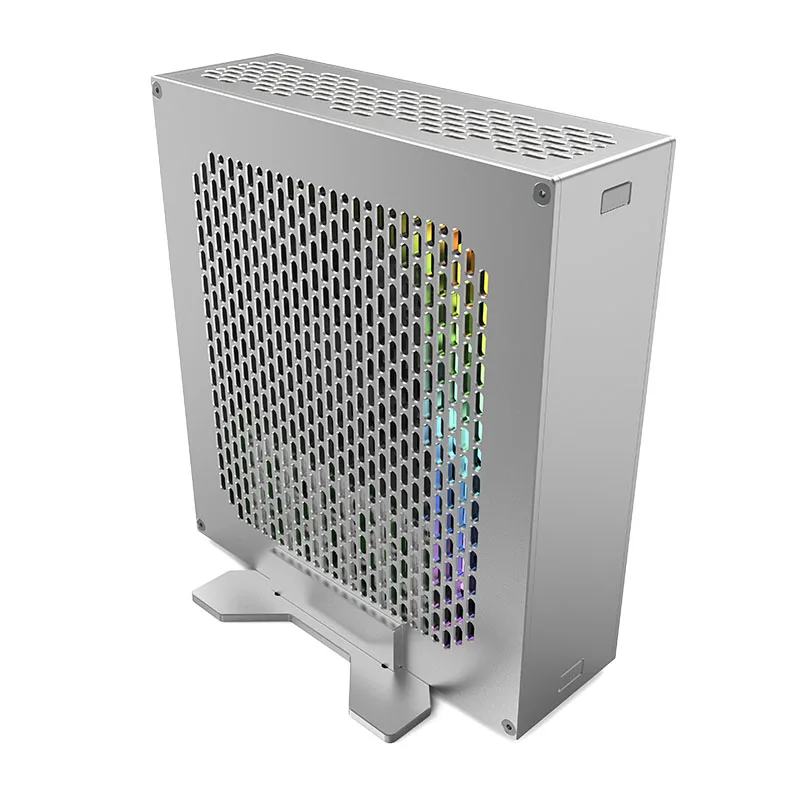 Mini DC‑M2 2.2L ITX PC Case, Built‑in DC Power Supply Supported Compact Chassis For Integrated Graphics Motherboard