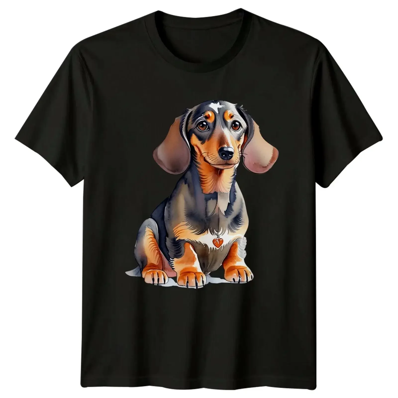 Dackel Hund Liebe Herz T Shirt Wiener Geschenk vintage Washed streetwear Stretched fashion Soft Comfortable Slightly
