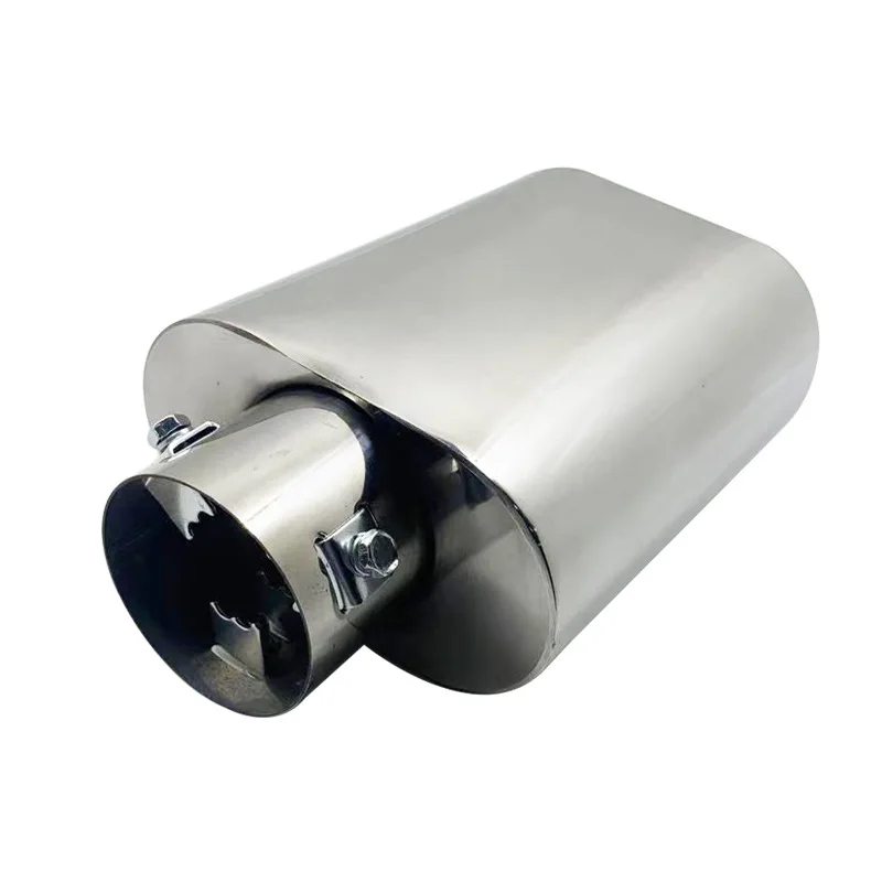 Universal Square Car Exhaust Muffler Tips Adjustable  Inlet For 1.5 To 2.25 Inch Exhaust pipes outlet  Stainless Steel  Tailpipe