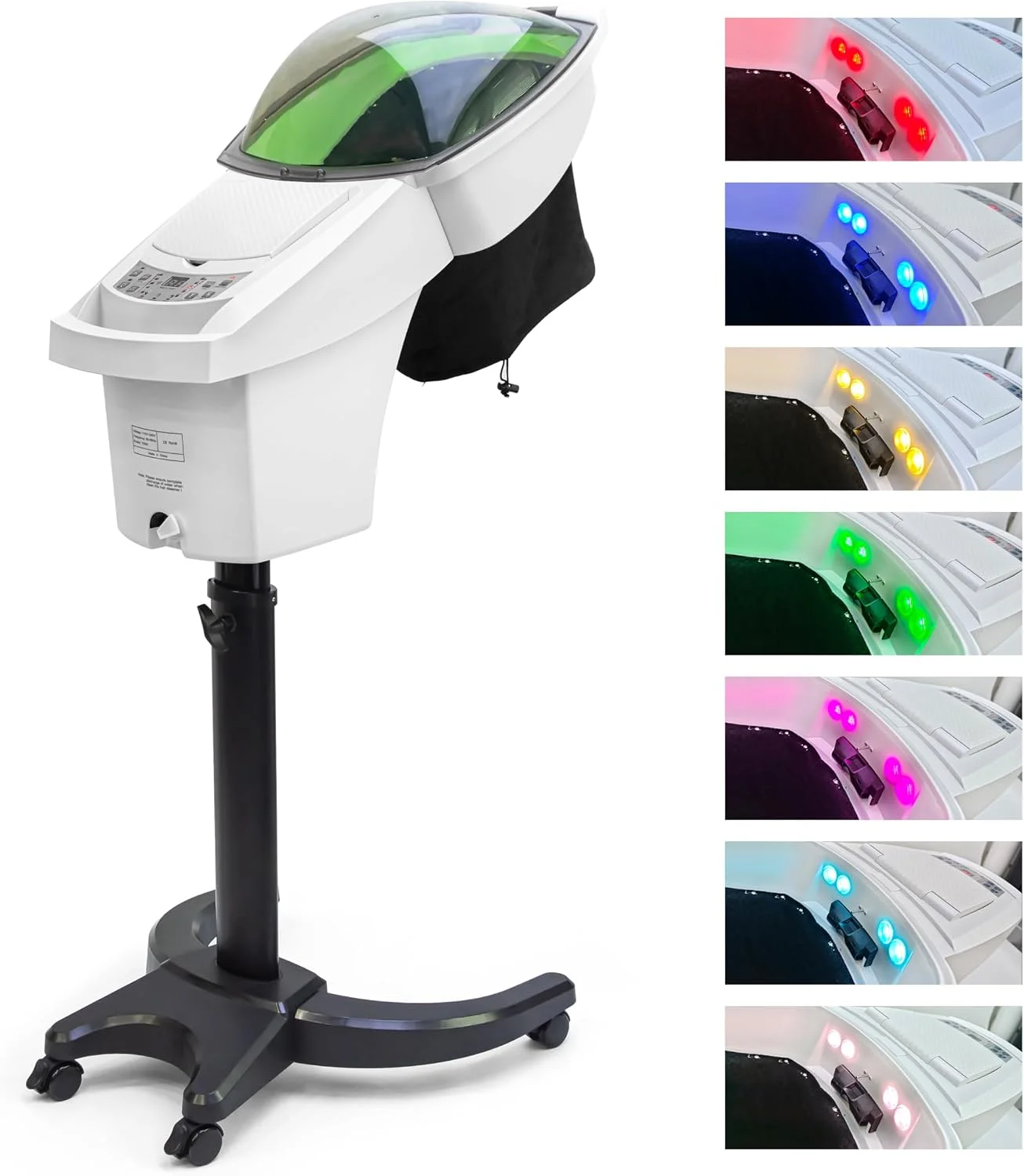 Hair Steamer for Black Hair Deep Conditioning Professional Ozone Hair Steamer for Salon Shampoo Bowl Nano Micro Mist Steam