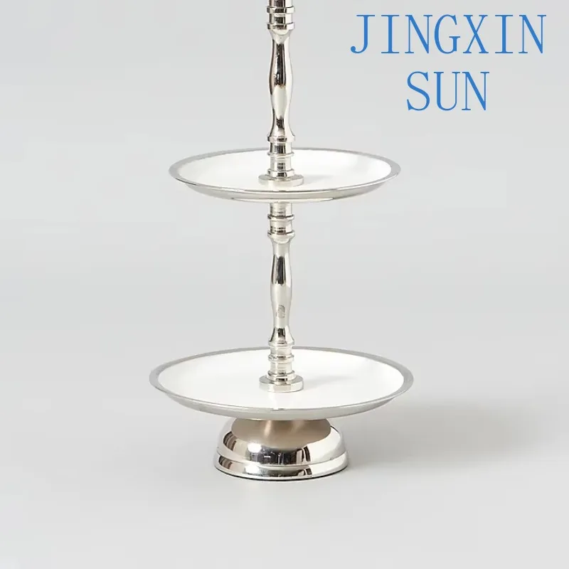 Black iron metal cake stand, wedding accessories, royal fancy cake placement tools and display stands, factory customization