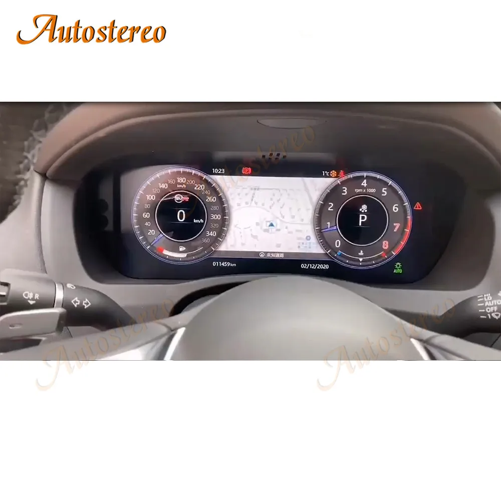 For Jaguar XEL 2020 Upgraded Carplay Virtual Cockpit Speed Meter LCD Cluster Instrument Panel Multimedia Player Dashboard NEW-