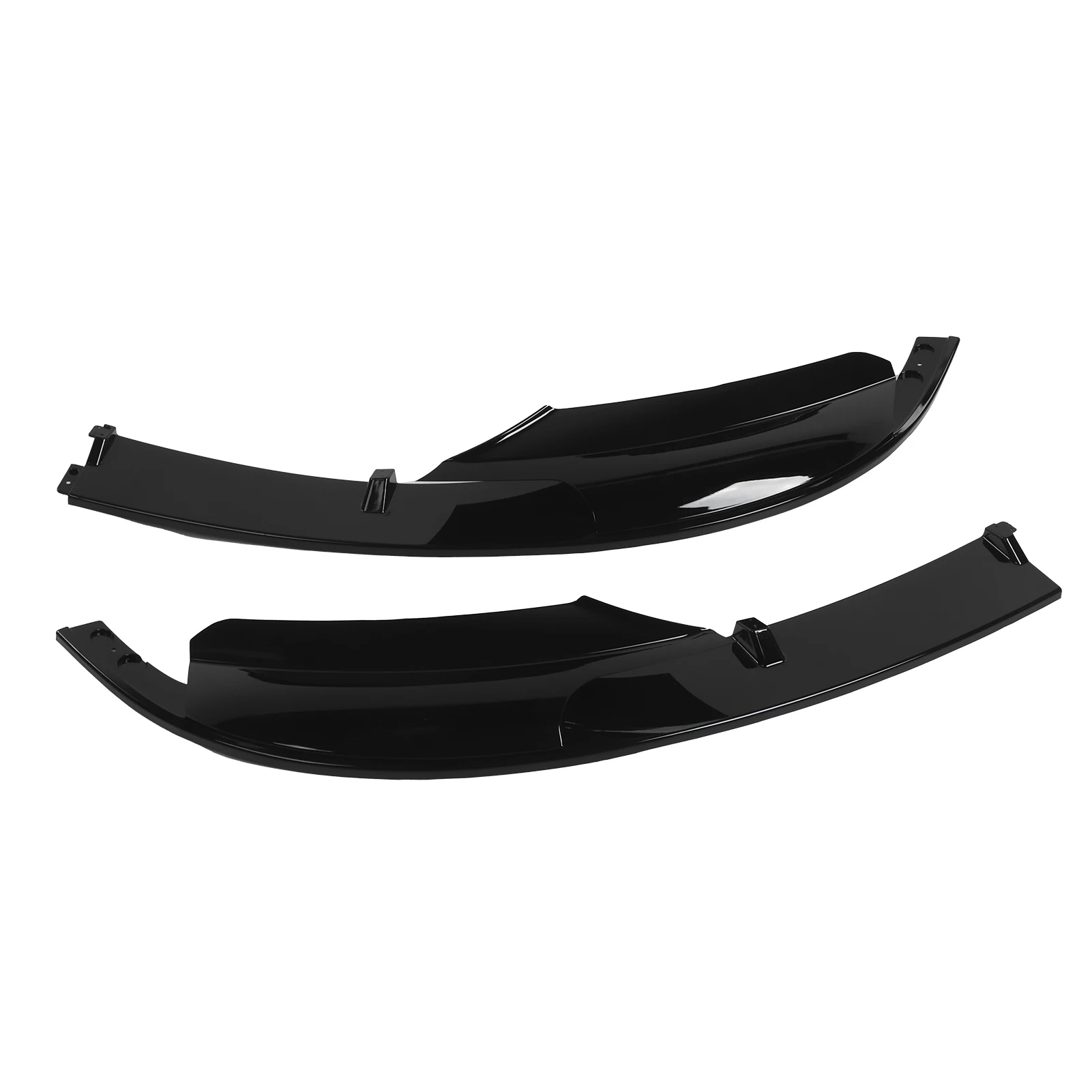 

2Pcs Front Bumper Splitter Lip -Body Kit Deflector, Fit for 3-Series F30 F35 2012-2018, Glossy Black, Stylish Exterior Accessory